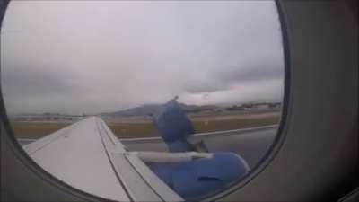 I filmed the takeoff because I wanted to see the new 