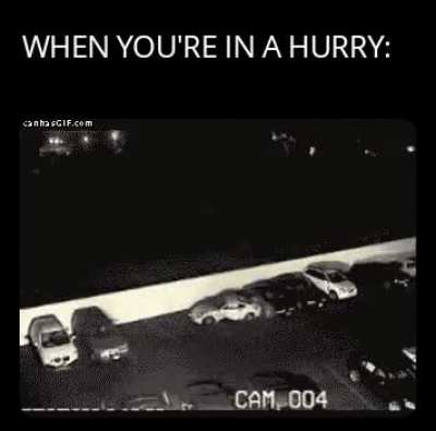 Whatever it takes to be fashionably late