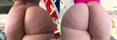 Gia Paige (L) vs Mandy Muse (R) who's got the better cheeks! (reupload)