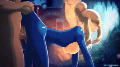 Samus rough-fucked in her suit (Salt<wbr>yIceC<wbr>ream) [Metroid/Smash Bros]