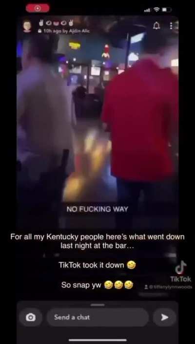 People having sex in a bar with no shame.