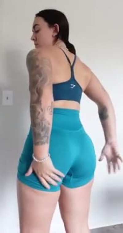 in blue