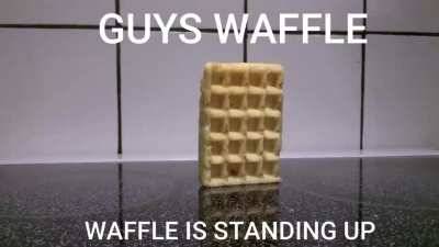 waffle do be staindin' up doe