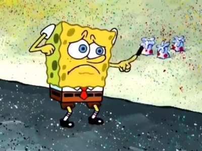 Moldy spongebob