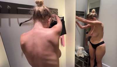 Changing rooms shenanigans are always fun!