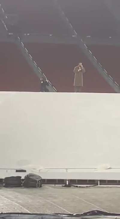 Drake rehearsing for Free Larry Hoover concert