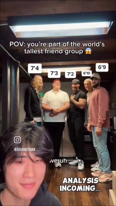 Part of the Tallest Friend Group