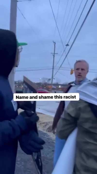Boomer pretends to be hit by flag full video credit: u/thedoubtfulpirat