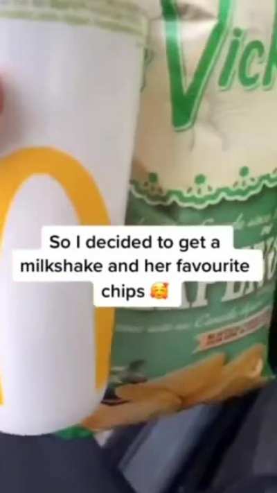 She was so happy.