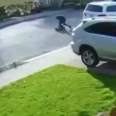 Armed robbery with a vet