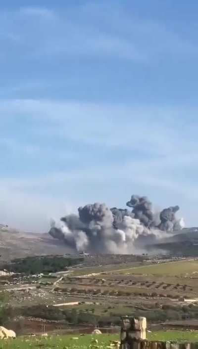Israeli airstrikes in Southern Lebanon