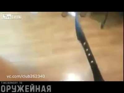 A machete with a lightning damage enchantment.