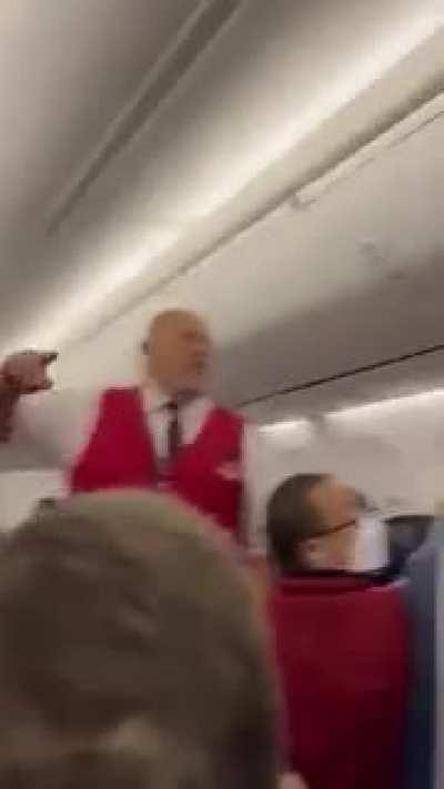 On my wife’s flight from ATL to JFK this morning