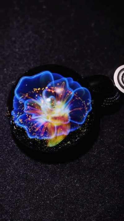 Flower glass art