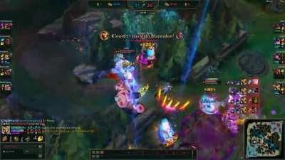 A bard on my team got a Penta (I was the nunu).
