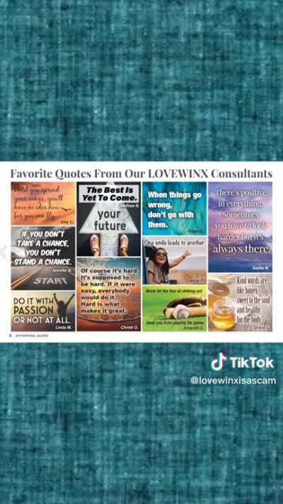 This tiktoker keeps getting reported and wins their appeals. I guess the MLM company doesn’t like their secrets exposed