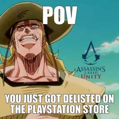 Oh bohoo cyberpunkerino got delisted so sad