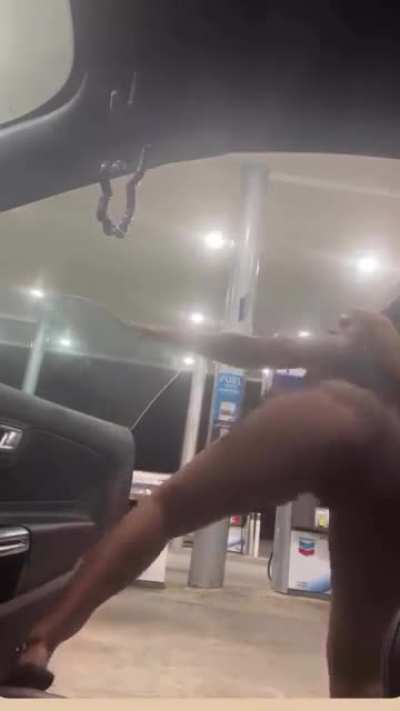 Gas station ass