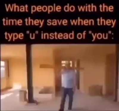 u save a lot of time