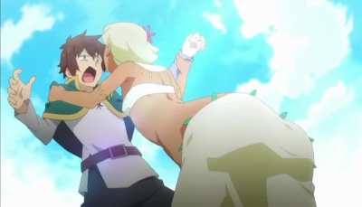 Such people these days 🤣 [Konosuba S2]