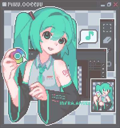 Hiding in your Aseprite~