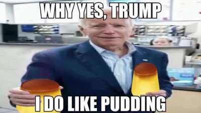 He fell for that harder than he did on the steps of Air Force One