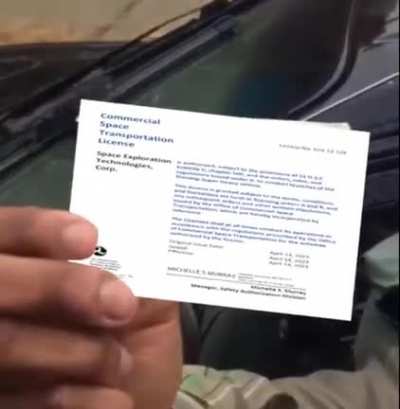 LICENSE ACQUIRED