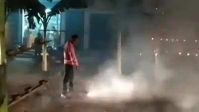Be careful with fireworks!