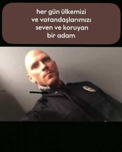 Polislere biraz saygı arkadaşlar lütfen