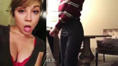 Jennette McCurdy showing off her hot tits & ass
