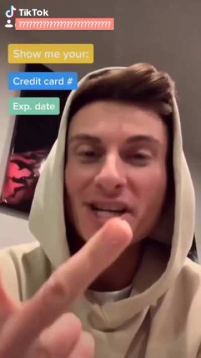 It's probably cringe to ask but anyone know who this guy with this credit card meme is? I swiped past and was going to make a cringey stitch...