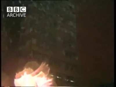 IRA bomb British government offices in Belfast, 1992