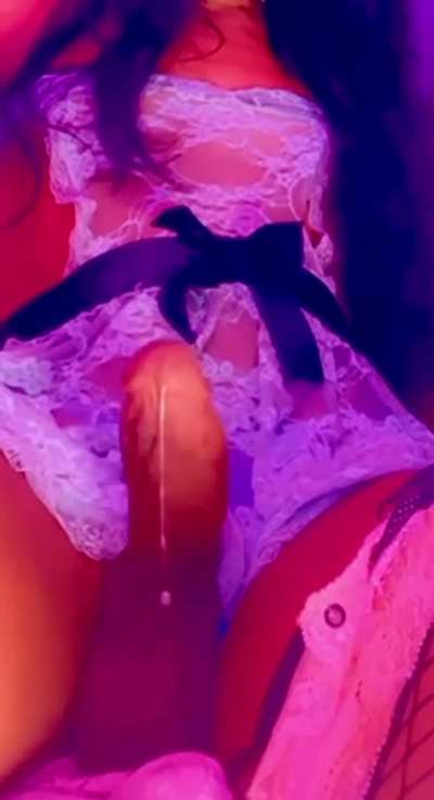 Would you ever suck a thick throbbing cumming girl dick?