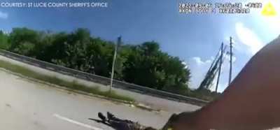 Officer claims to have pulled gun instead of taser accidentally. Shoots suspect.
