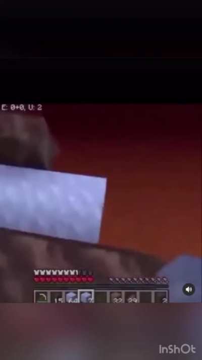 Minecraft Nether highway goes wrong.