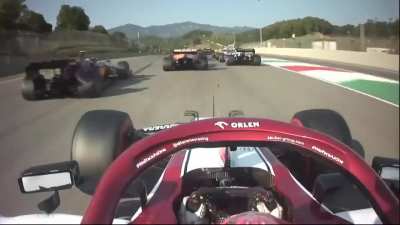 Kimi's third start was beautiful