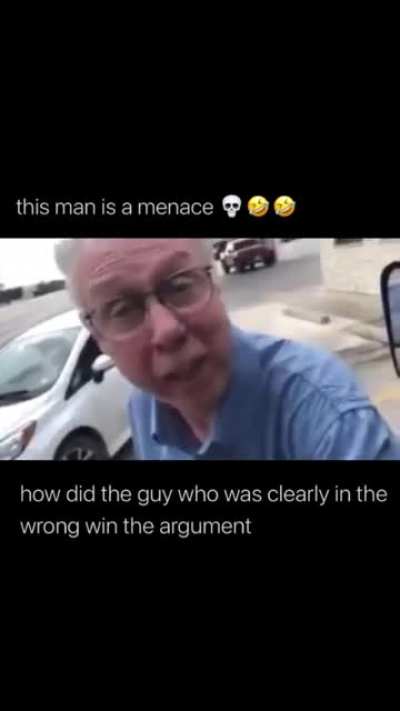 How did the guy who was clearly in the wrong win the argument