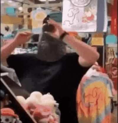 Wolf mask gif