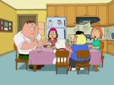 Peter won't pass the potatoes