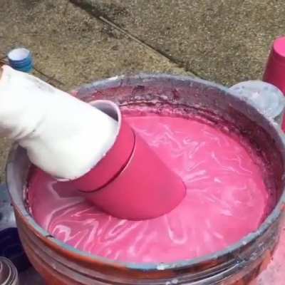 Nice way to paint a vase ( tiktok colescolor)