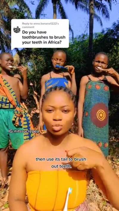 does Africa have toothbrushes?