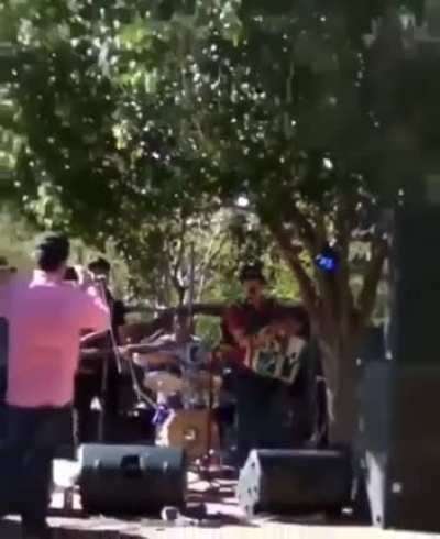 A Mexican street band in cartel country forgot the drums at home