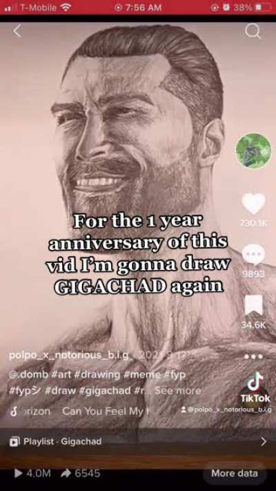 Gigachad drawing
