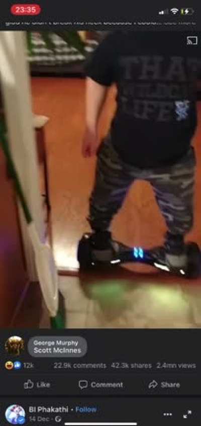To go over the bump