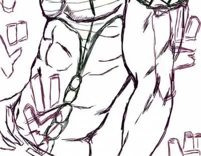 The alternative version of my previous gif. Turned into JOJO meme