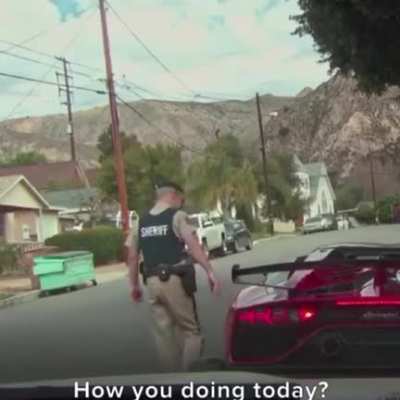 Ain’t my fault officer!