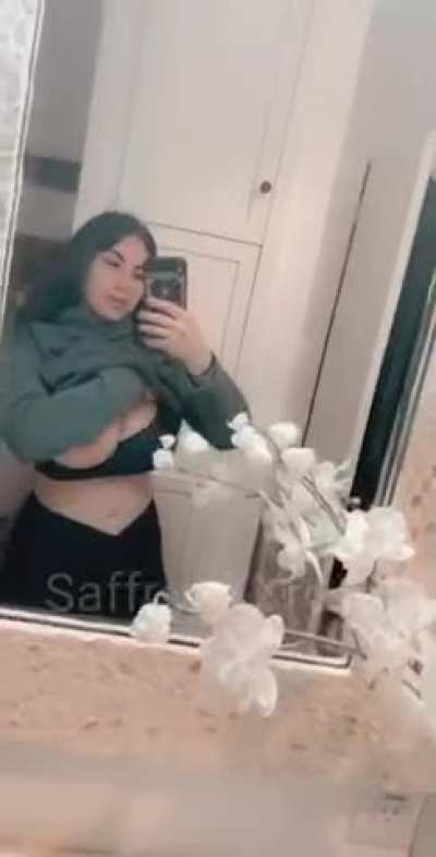 This jacket hides how big my tits really are so let me reveal them for you!