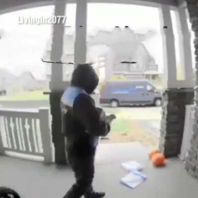 mans having a bad day