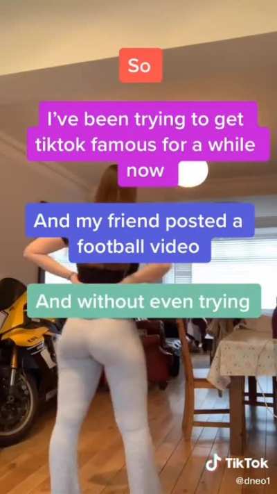 Teen realizes how to get easy views
