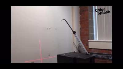 New wall coloring robot does an excellent job